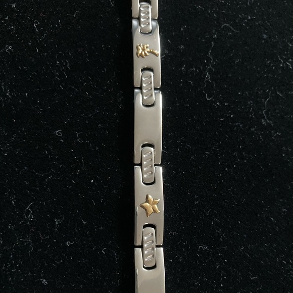 MORELLATO Stainless Steel linked bracelet Two tone gold plated beach details - Picture 3 of 7